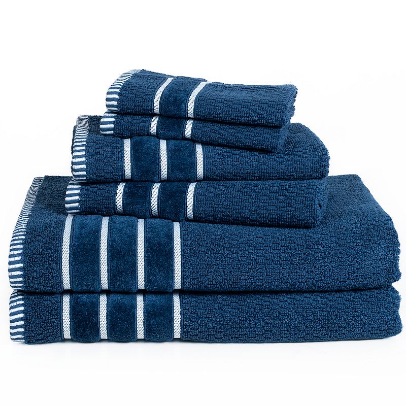 Portsmouth Home Rice Weave 6-piece Bath Towel Set