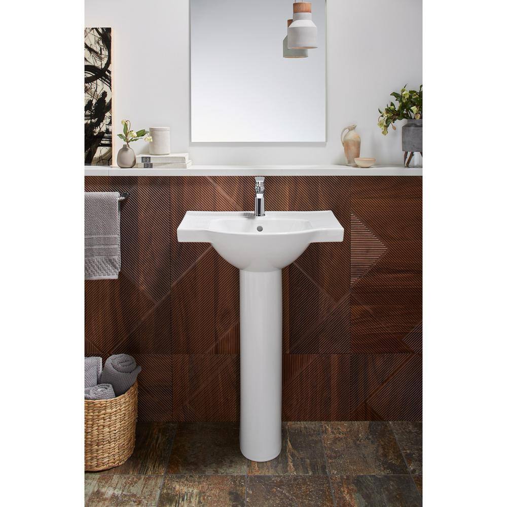 KOHLER Veer Vitreous China Pedestal in White K-5246-0