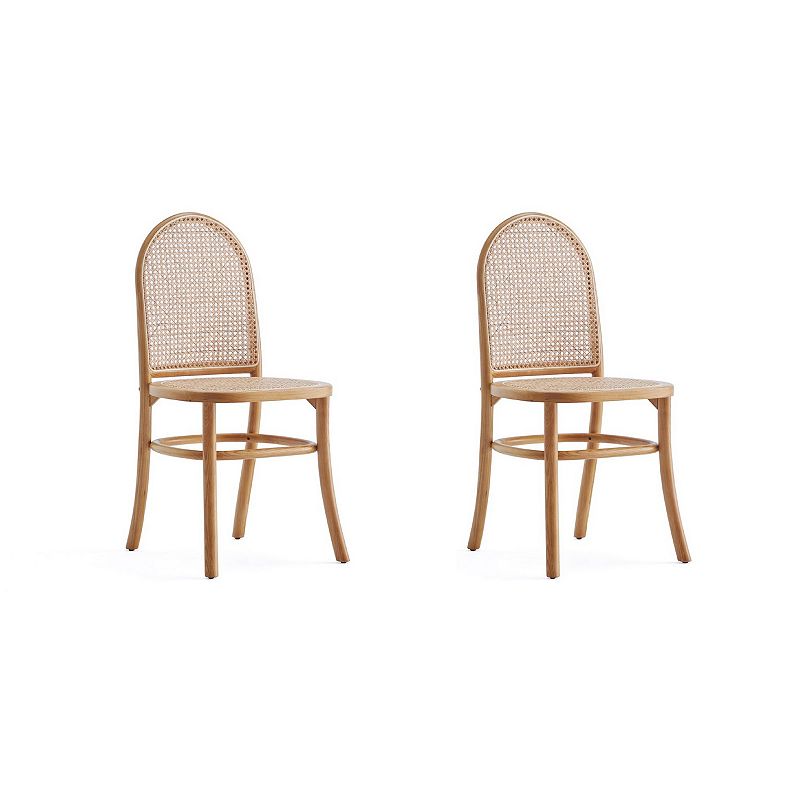 MANHATTAN COMFORT Paragon Rounded Dining Chair 2-piece Set