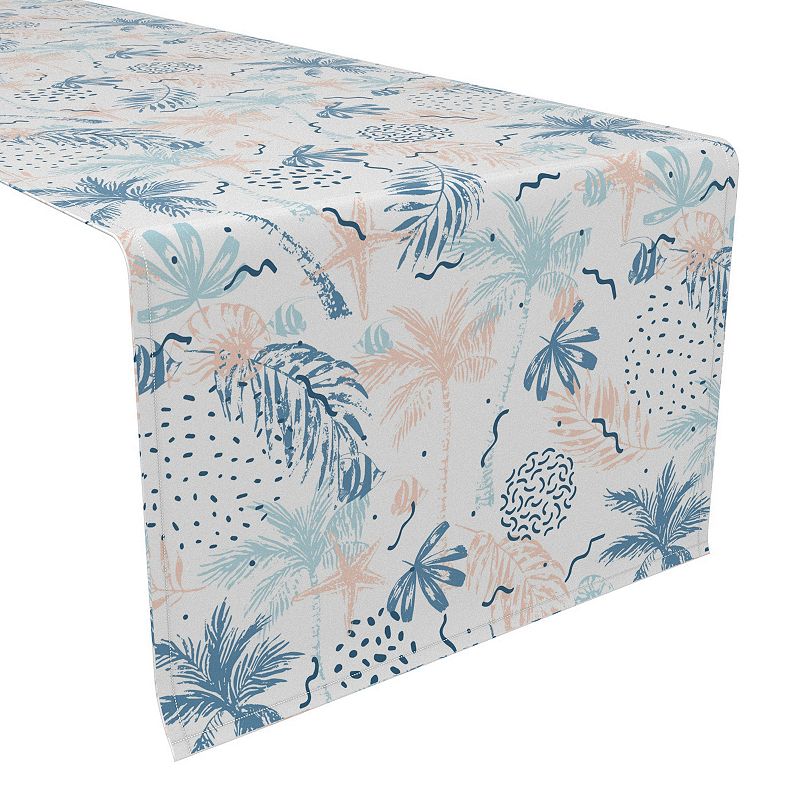 Table Runner， 100% Cotton， 16x90， Tropical Summer