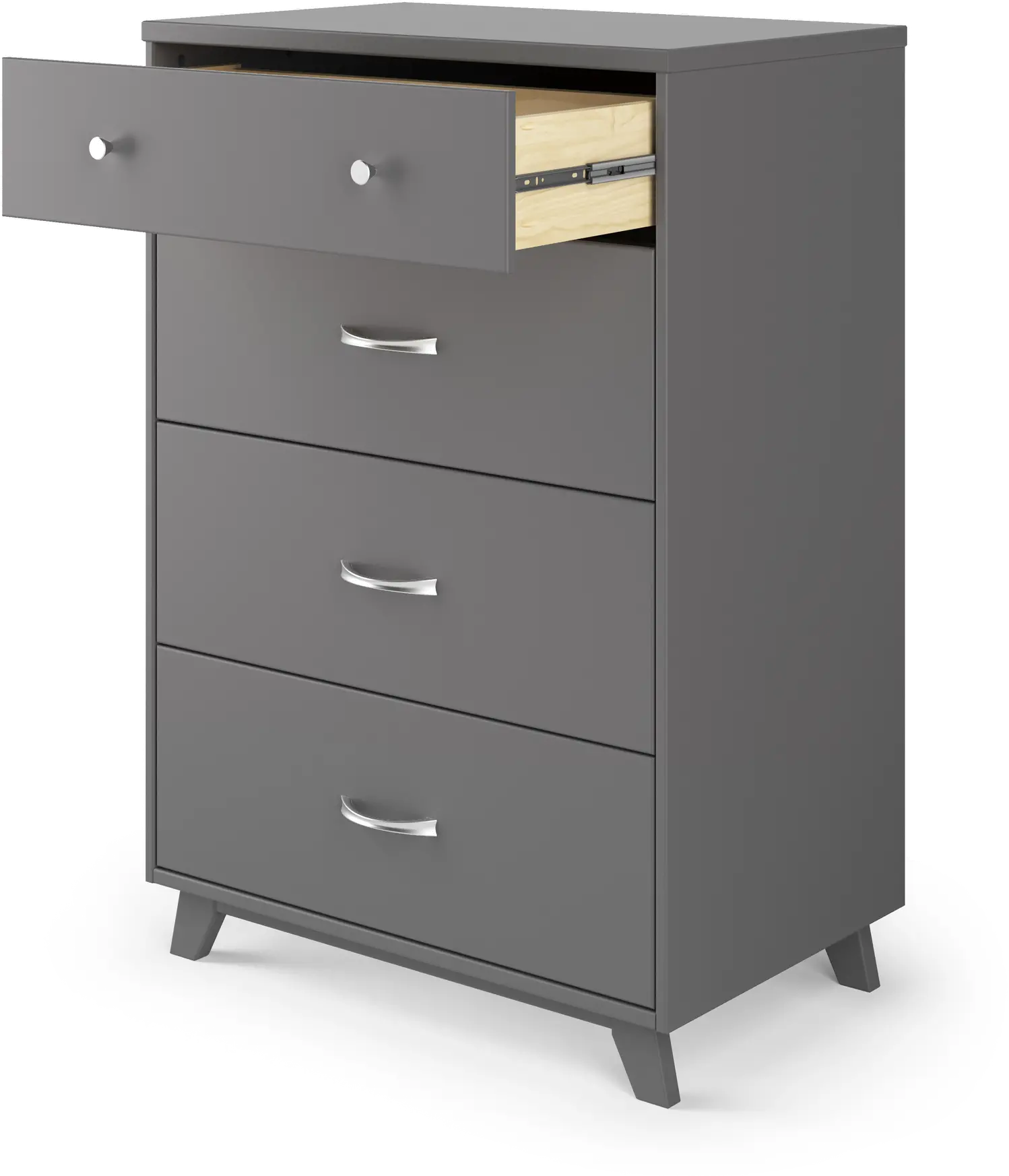 Soho Cool Gray 4 Drawer Chest of Drawers