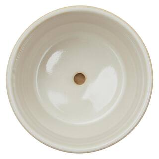 Vigoro 4.3 in. Gianna Small Ivory White Ceramic Pot (4.3 in. D x 4.75 in. H) with Stand CT939-IVORY