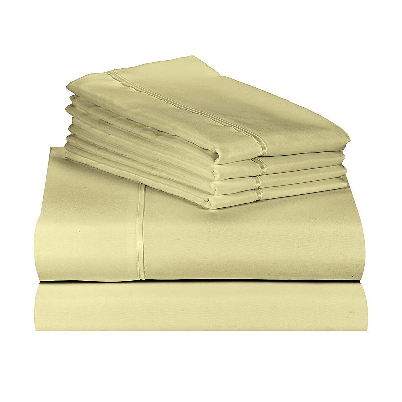 Luxclub's Premium Bed Sheet Set - Silky Soft， Deep Pockets 18， Eco-friendly， Wrinkle-free