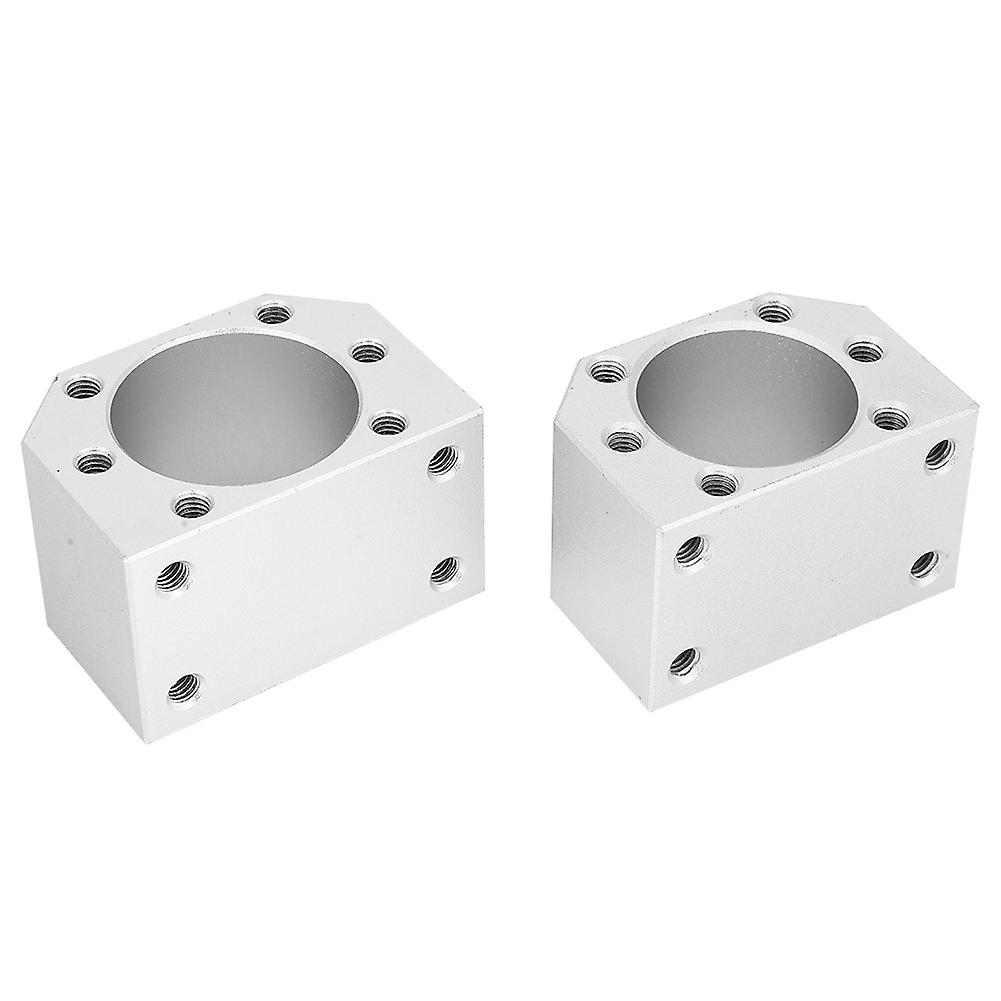 2PCs Screw Nut Bracket CNC Ball Parts 10 Fixing Hole Aluminum Alloy Lathe Accessory Accurant