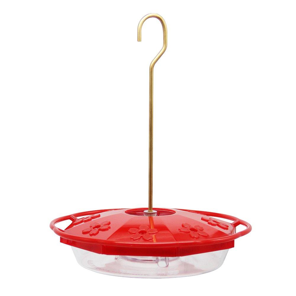 Juegoal 12 oz Hanging Hummingbird Feeder with 8 Feeding Ports