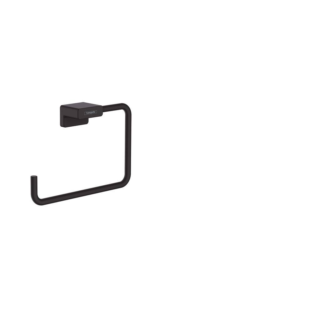 Hansgrohe AddStoris Towel Ring in Matte Black 41754670