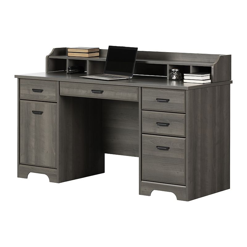 South Shore Versa Computer Office Desk with Power Bar