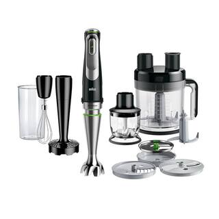 Braun MultiQuick MQ9199XL Smart Speed SS Black Immersion Blender Plus Food Processor with Imode