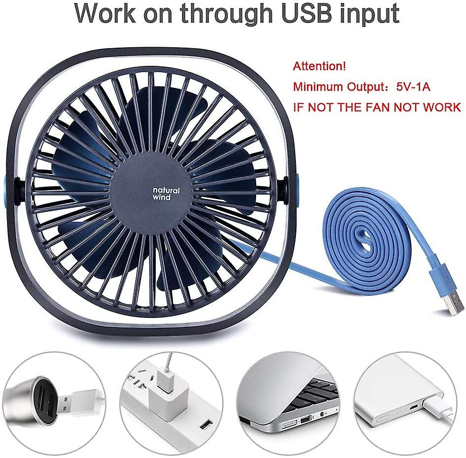 Creative Desktop Mini Usb Small Fan-bluehome Furnishings