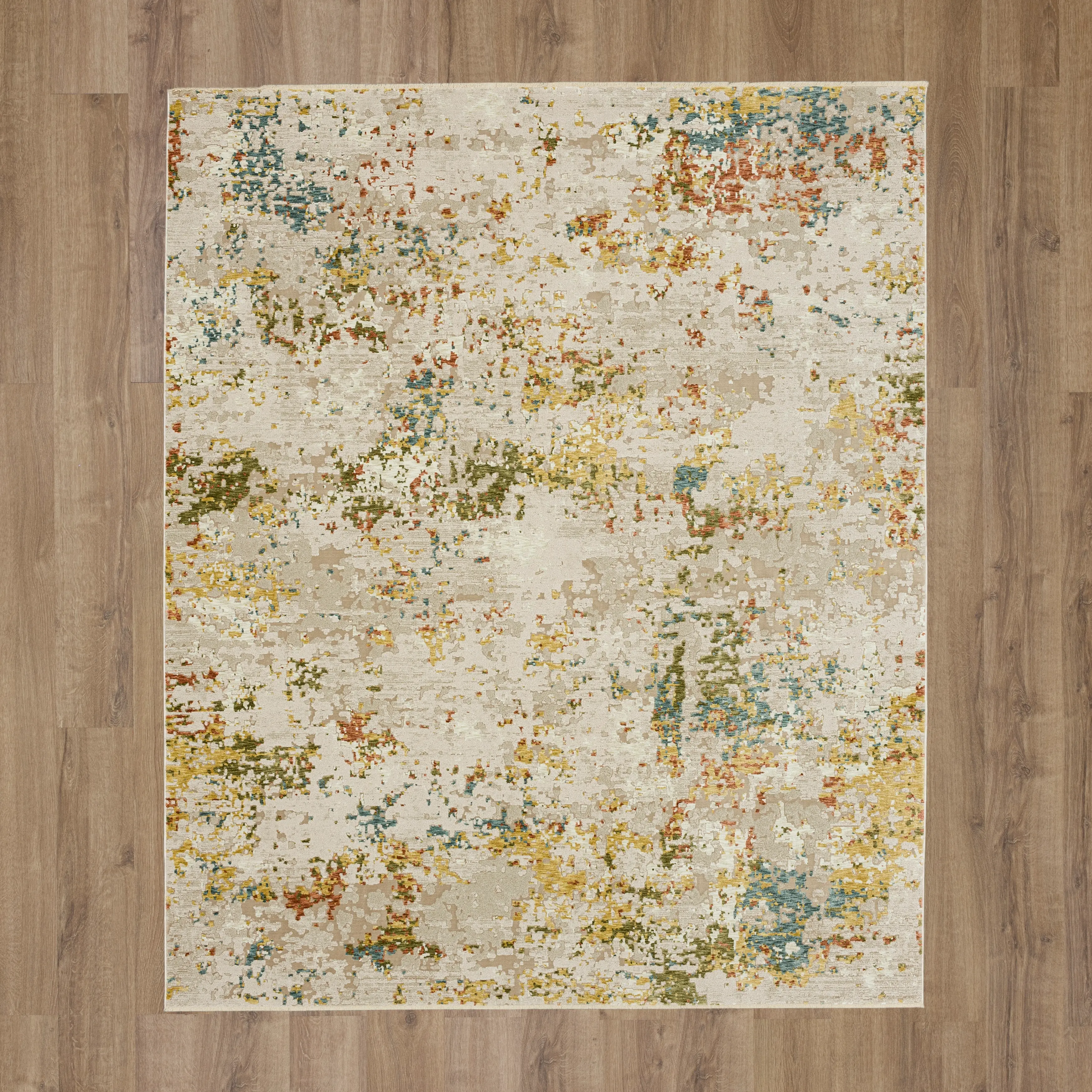 Memento 8 x 10 Sentimental Beige Area Rug