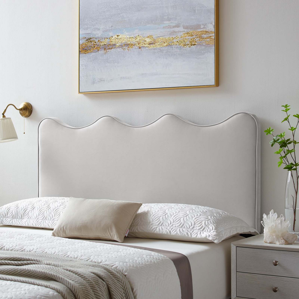 Athena Performance Velvet Full/Queen Headboard   Transitional   Headboards   by Modway  Houzz