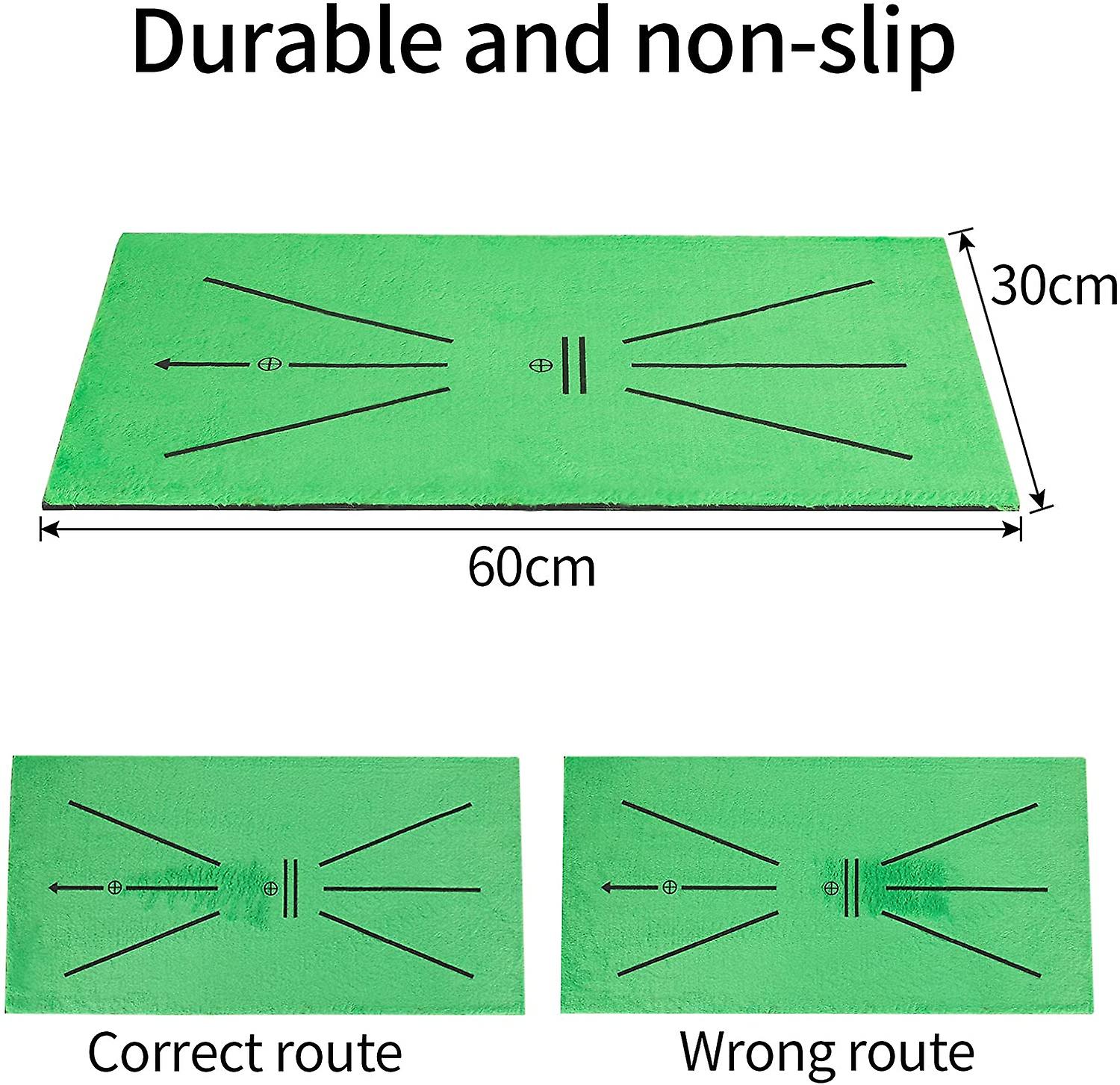 Golf Swing Track Practice Marking Pad Batting Trajectory Direction Detection Analysis Pad Training Mat For Swing Detection