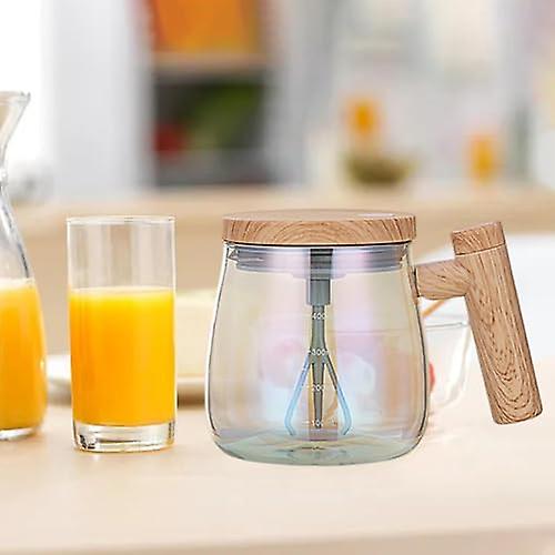 Electric Mixing Cup， 400ml Automatic Stirring Coffee Cup， Self Stirring Automatic Cup with Graduated