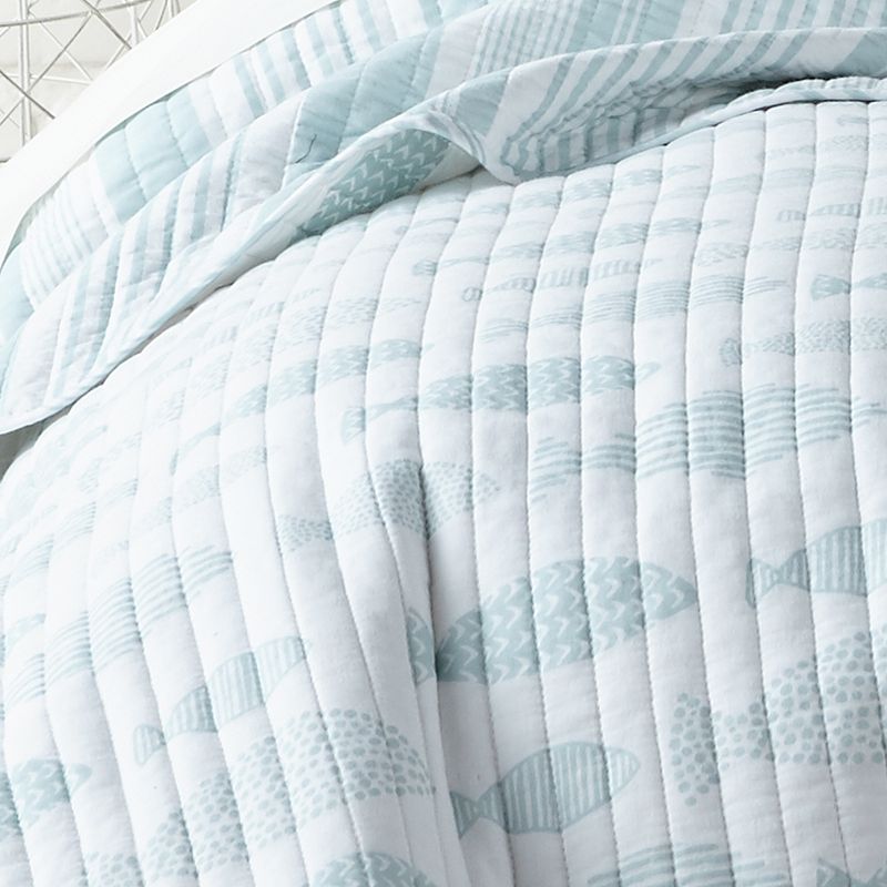 Levtex Home Aqua Breeze Reversible Quilt Set