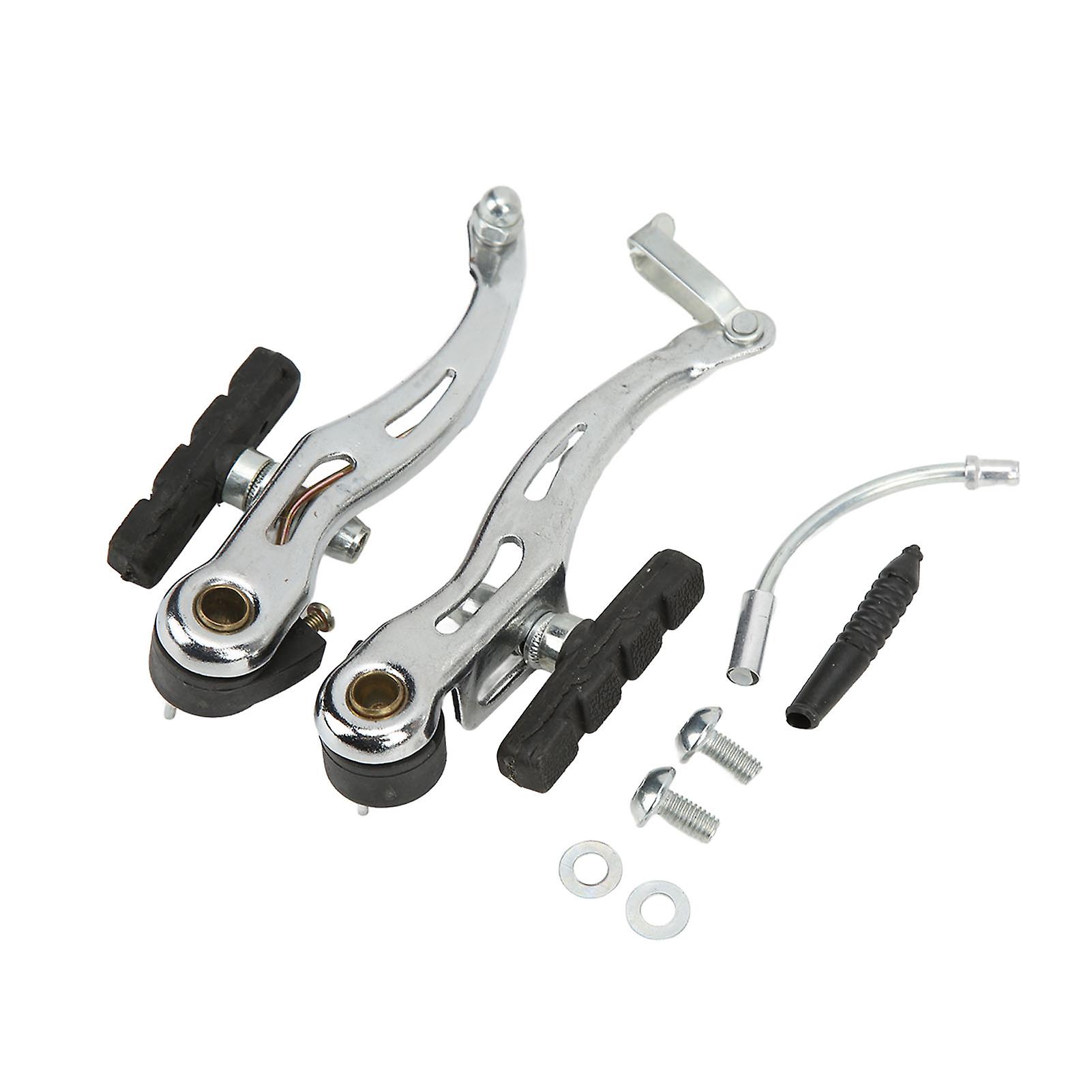 1pair Bike Brake Set Universal Manual Brake Alloy Steel For Mountain Bike Folding Bicycle