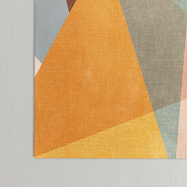 Little Arrow Design Co Modern Triangle Mosaic Multi Poster Society6