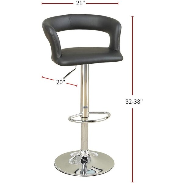 Bar Stool Counter Height Chairs Set of 2 Adjustable Height