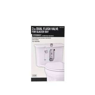 Everbilt Dual Flush Valve for Glacier Bay 3 in. Toilets A2422M