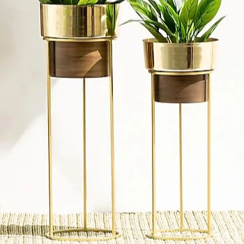 Good Quality Metal Flower Pot Home Garden and Outdoor Decoration Metal Planter Set At Wholesale Price From India