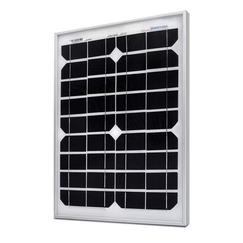 ACOPower 20-Watt 12-Volt Mono Solar Panel Compatible with Portable Chest Fridge Freezer Cooler HY020-12M