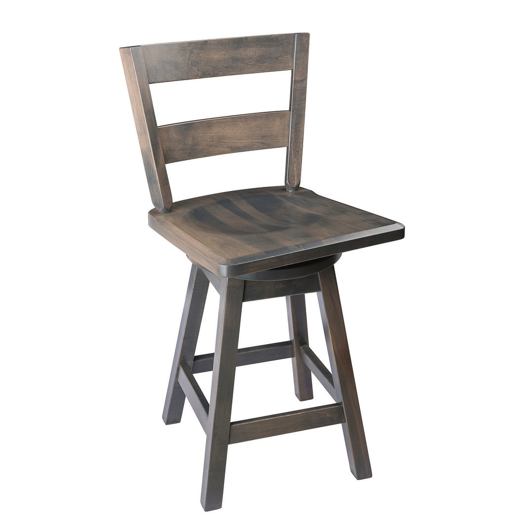 Swivel Urban Bar Stool with Straight Back