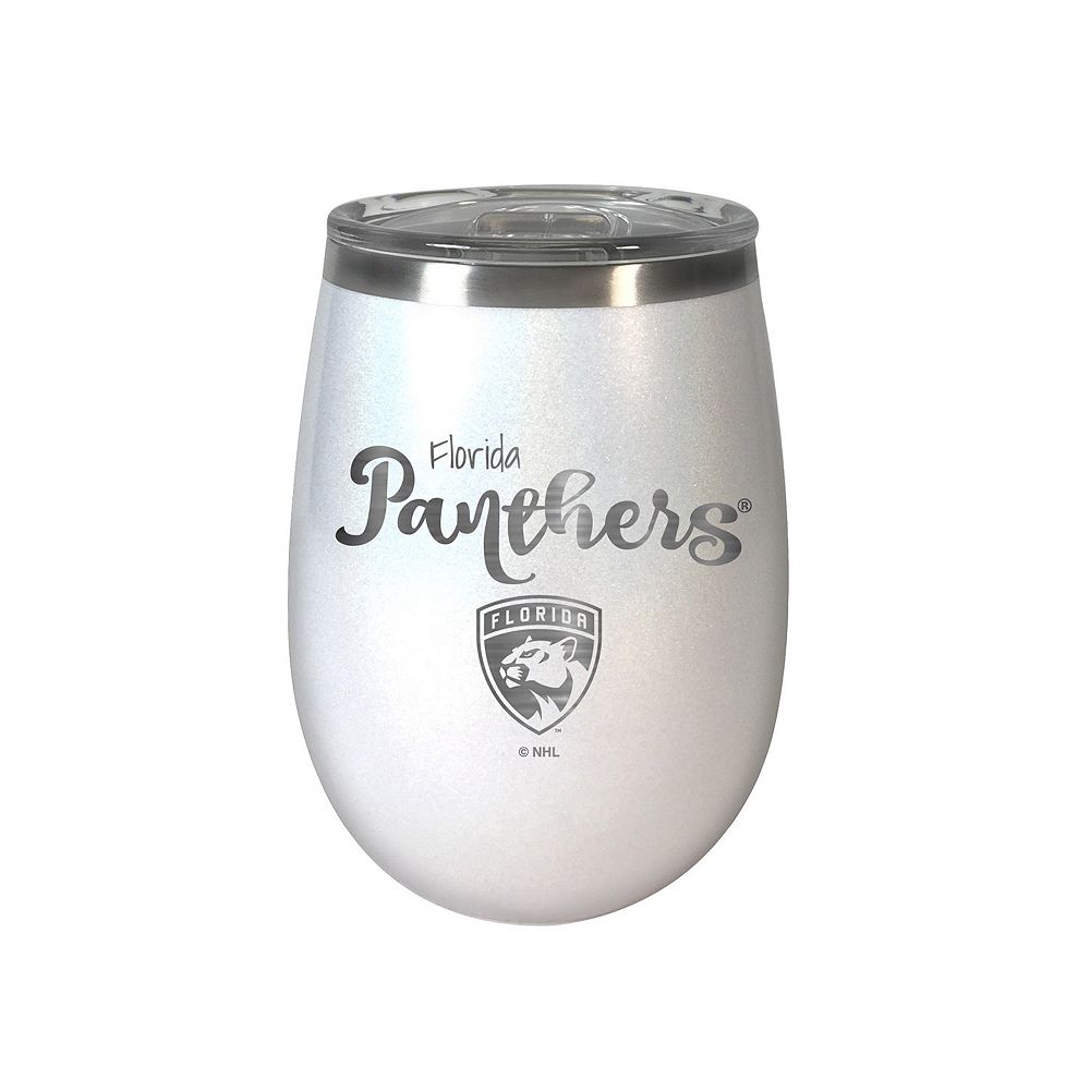 Carolina Panthers 12 oz Opal Finish Vacuum Insulated NFL Wine Tumbler