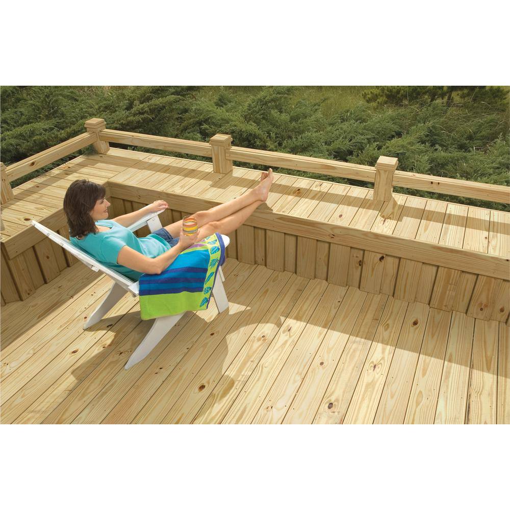 WeatherShield 54 in. x 6 in. x 6 ft. Ground Contact Pressure-Treated Premium Southern Yellow Pine Decking Board 253944