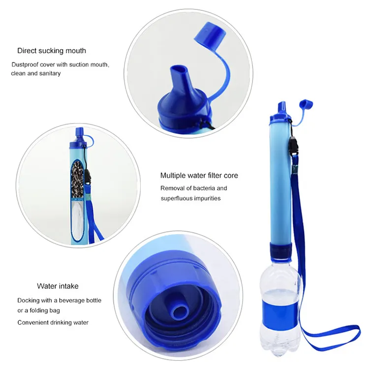 NEW Outdoor Water Purifier Camping Hiking Emergency Life Survival Portable Purifier Water Filter