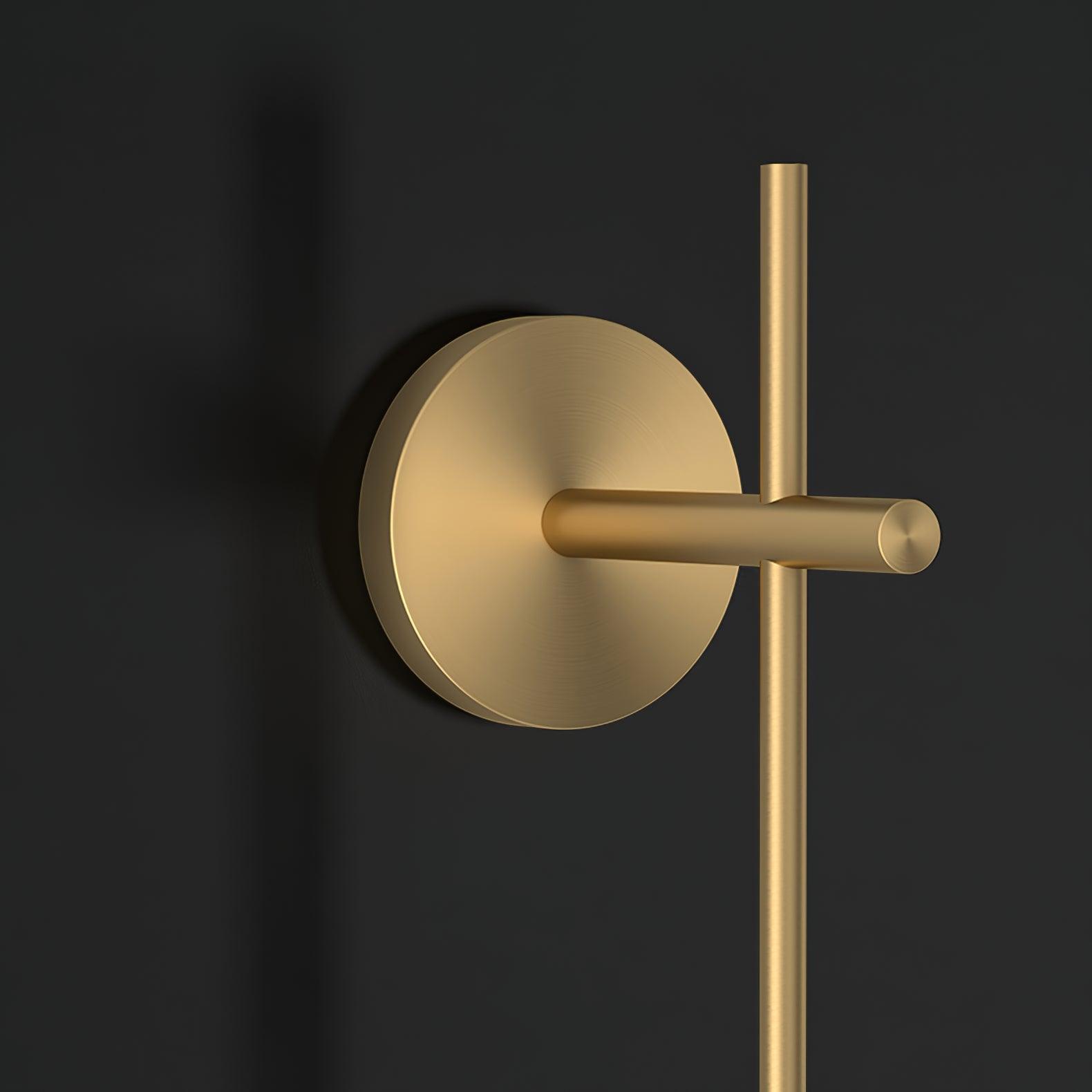 Vertical Globe Plug-in Wall Lamp