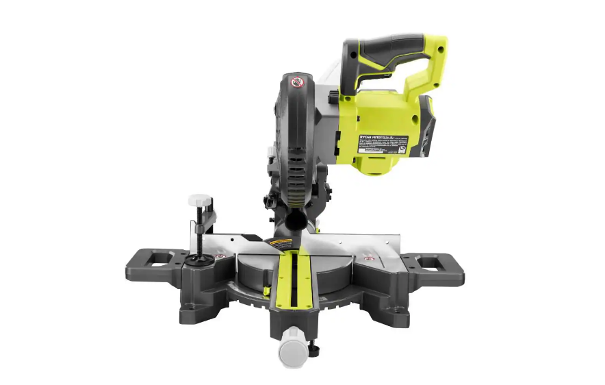 RYOBI PBT01B-PBP004 ONE+ 18V Cordless 7-1/4 in. Sliding Compound Miter Saw with HIGH PERFORMANCE Lithium-Ion 4.0 Ah Battery