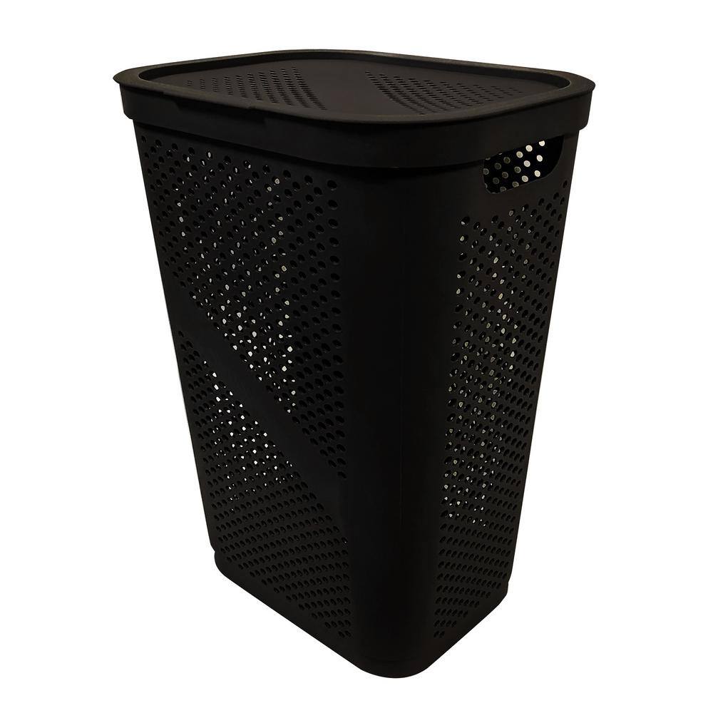 Modern Homes 60 L Laundry Hamper Brown 67533