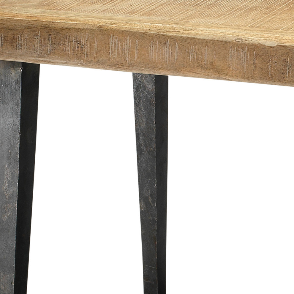 Nature Console Table   Industrial   Console Tables   by Peachtree Fine Furniture  Houzz