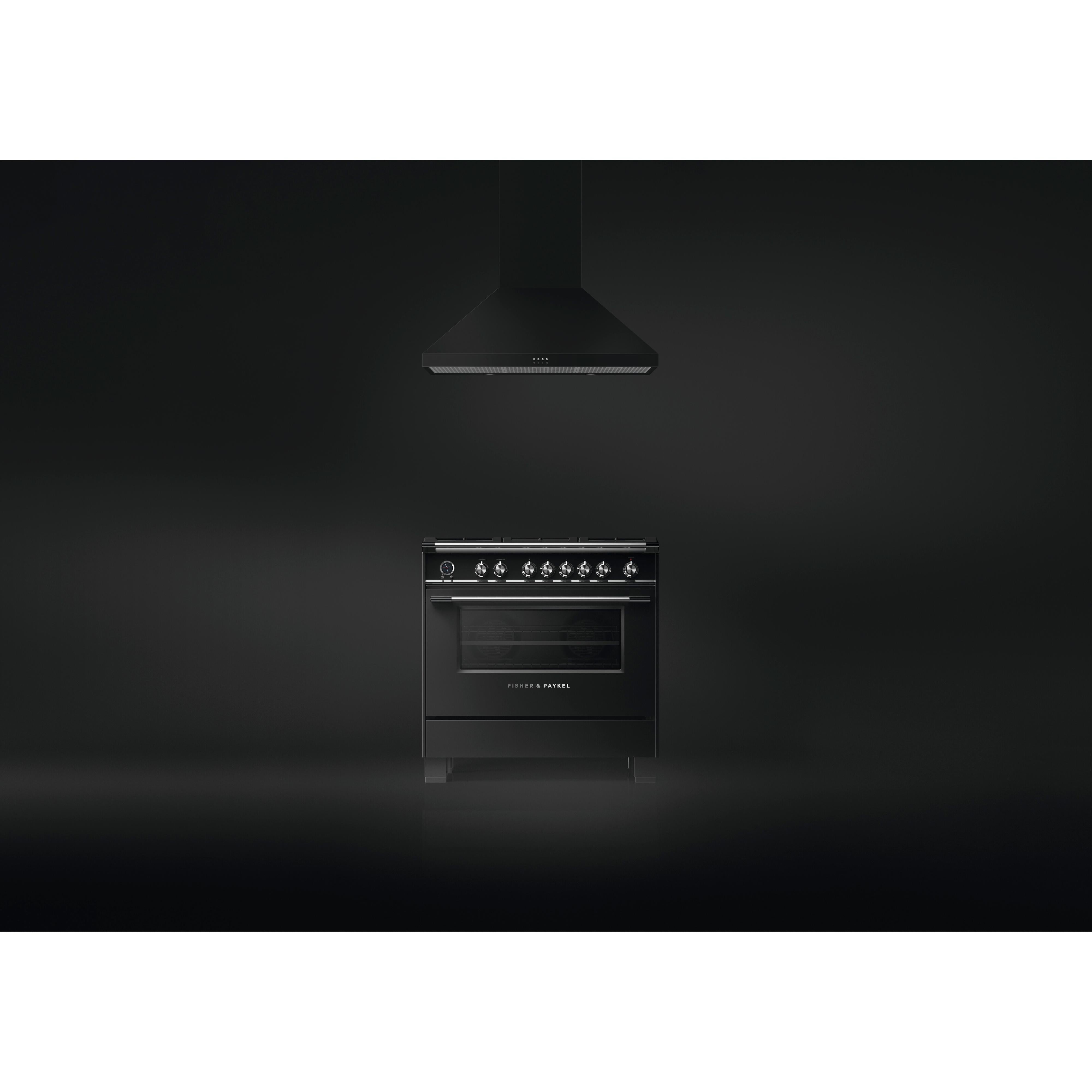 Fisher & Paykel 36-inch Wall Mount Range Hood with LED Lighting HC36PCB1