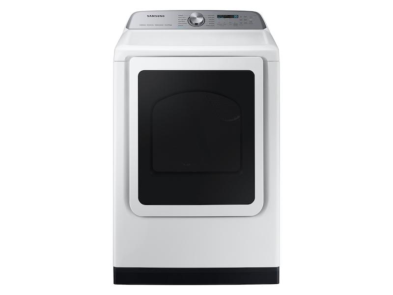 Samsung DVE55CG7100W 7.4 Cu. Ft. Smart Electric Dryer With Steam Sanitize+ In White