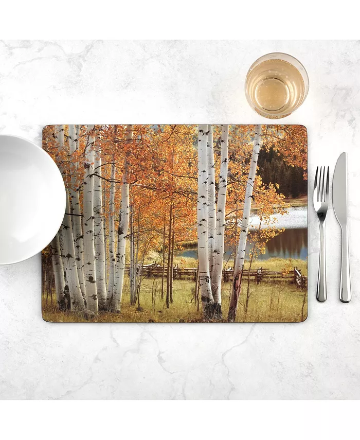 Pimpernel Birch Beauty Placemats Set of 4