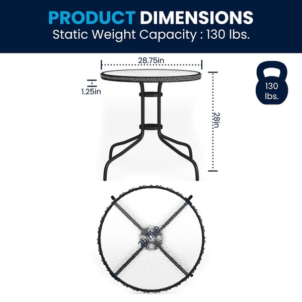 3piece Outdoor Table/Chair Set