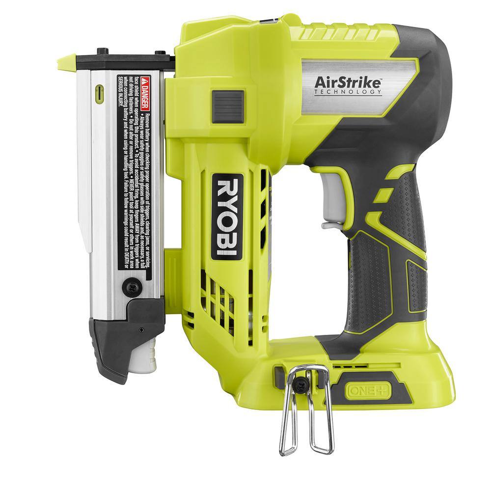 RYOBI ONE+ 18V Cordless AirStrike 23-Gauge 1-38 in. Headless Pin Nailer (Tool Only) P318