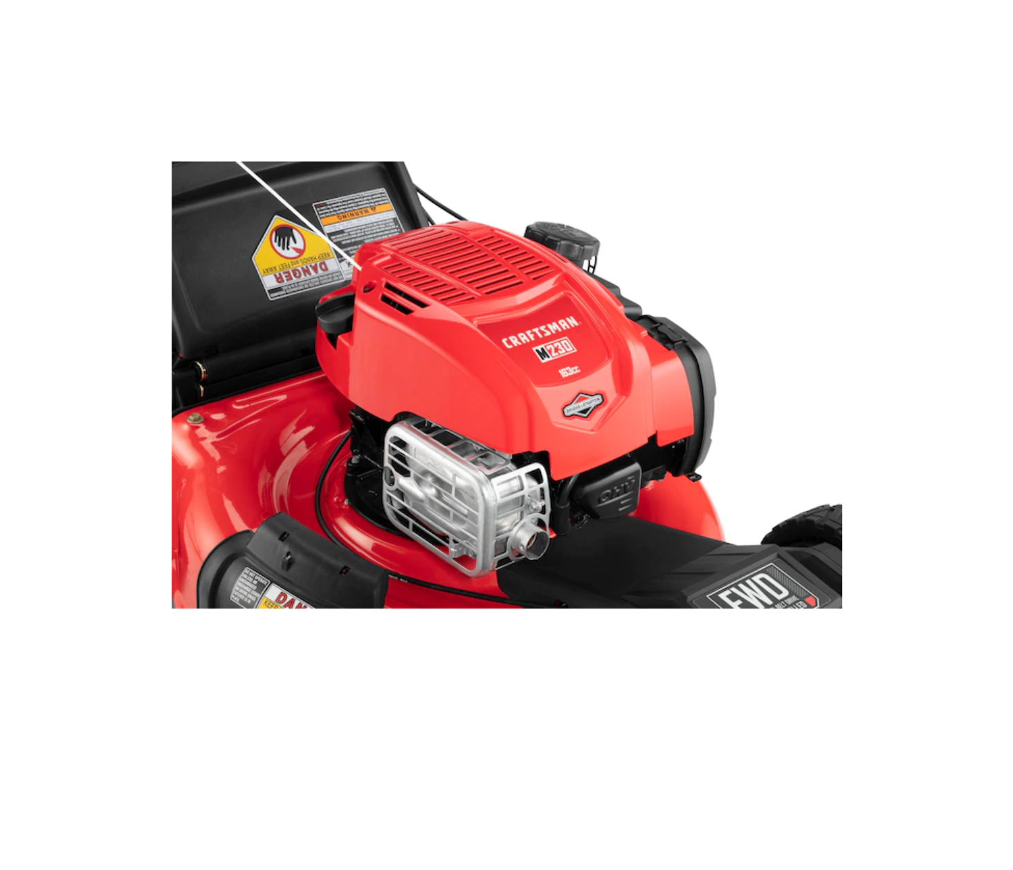 CRAFTSMAN CMXGMAM1125502 M230 163-cc 21-in Self-Propelled Gas Lawn Mower with Briggs and Stratton Engine