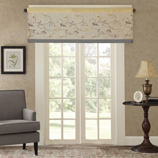 Monroe Embroidered Window Valance