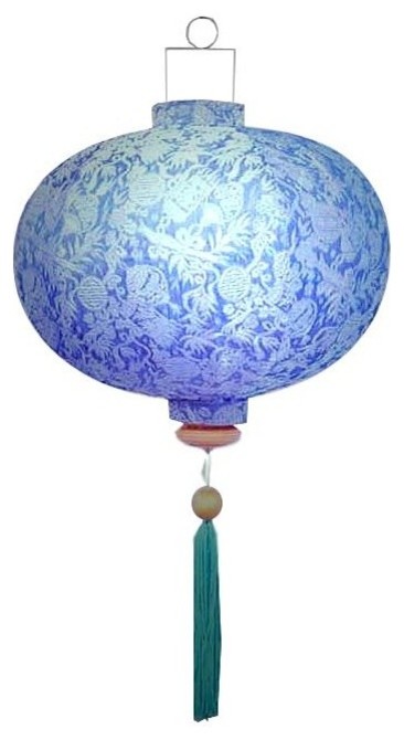 Vietnamese Ball Silk Lantern   Asian   Outdoor Hanging Lights   by Oriental Decor  Houzz