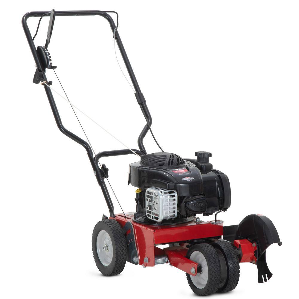 Troy-Bilt 9 in. Tri-Blade 140 cc Briggs and Stratton 4-Stroke Engine Gas Landscape Edger with Curb Wheel TBE550