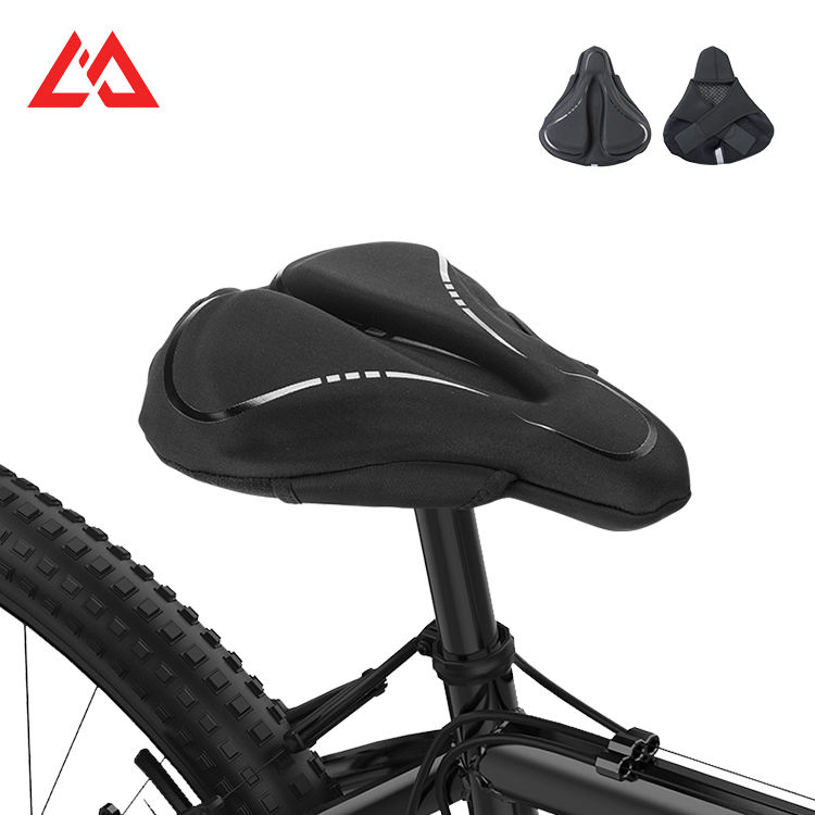 Wholesale Seat Cover 3D Soft Silicone Breathable Bicycle Cushion Cycling Bike Gel Padded Soft Saddle Seat Cover for Bike