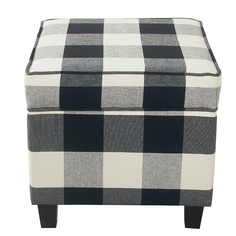 HomePop Cole Classics Square Storage Ottoman