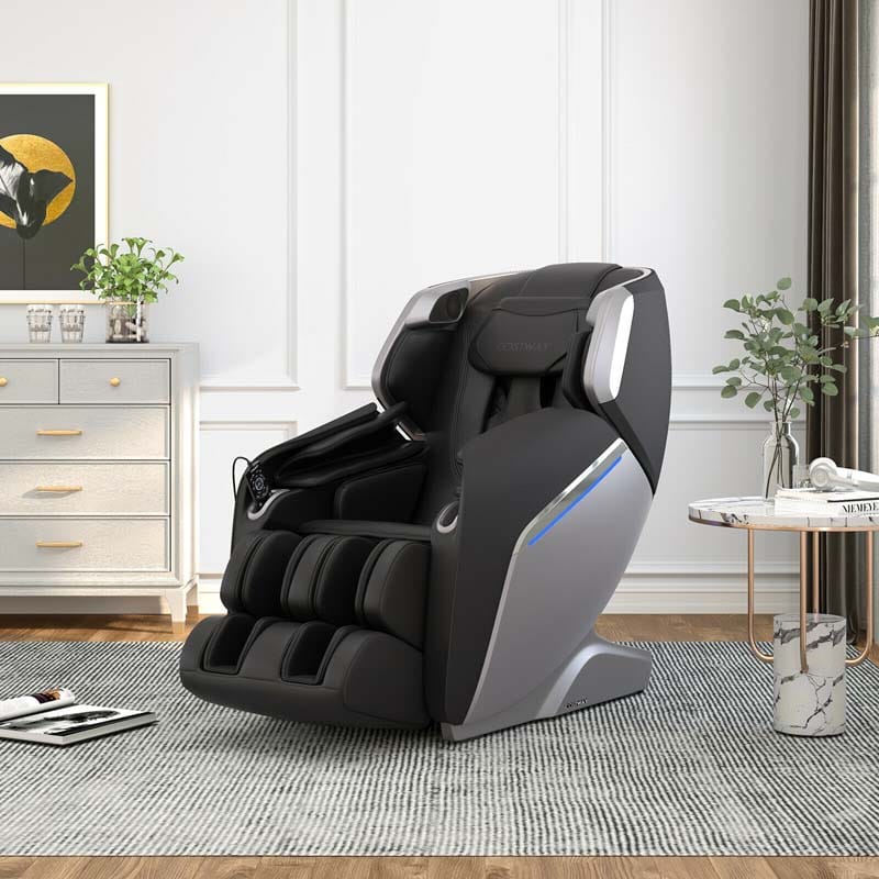 SL Track Full Body Massage Chair Zero Gravity Massage Recliner with LED Mood Lights