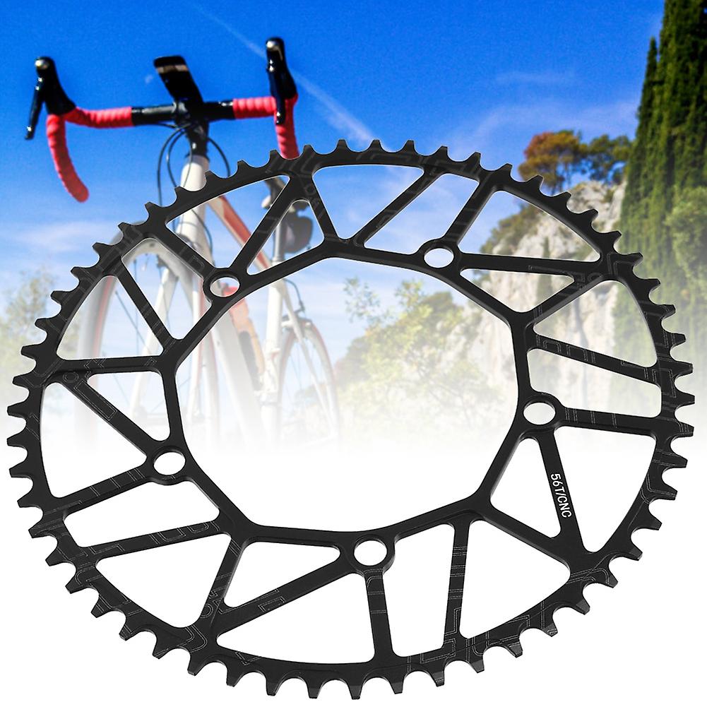 Ztto Ultra Light Lp Bike Positive andamp; Negative Teeth Single Chainring 130bcd Chain Wheel Bicycle Accessory(56t )