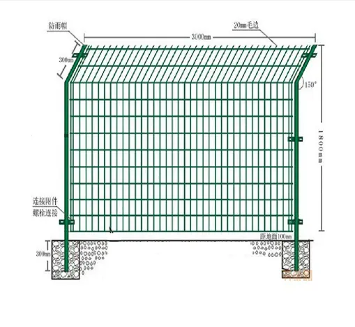 ECO Friendly fence designs PVC coated 3D curved welded wire mesh fence for sale