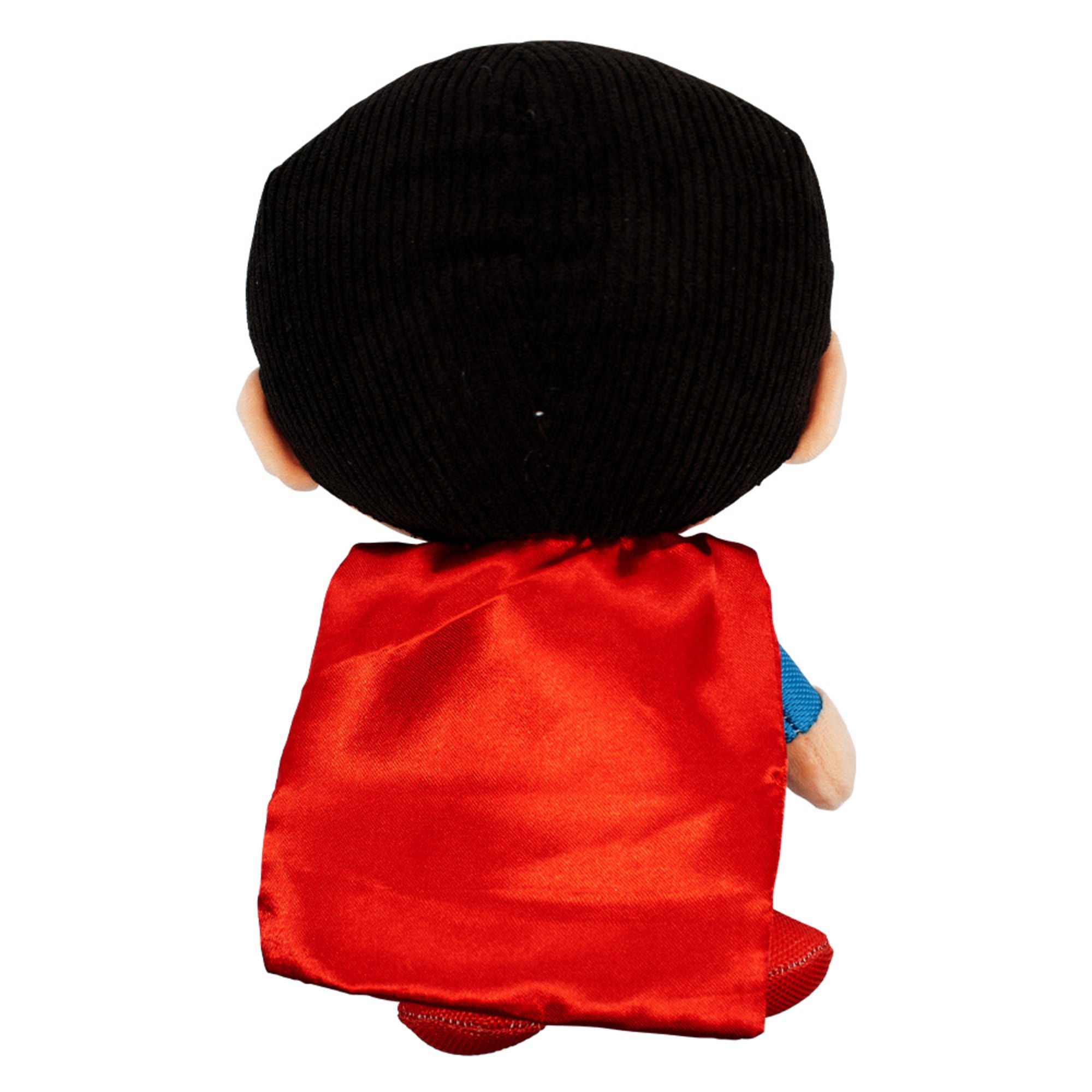 Buckle-Down DC Comics Superman Chibi Full Body Standing Pose with Corduroy Hair Plush Squeaker Dog Toy， Medium