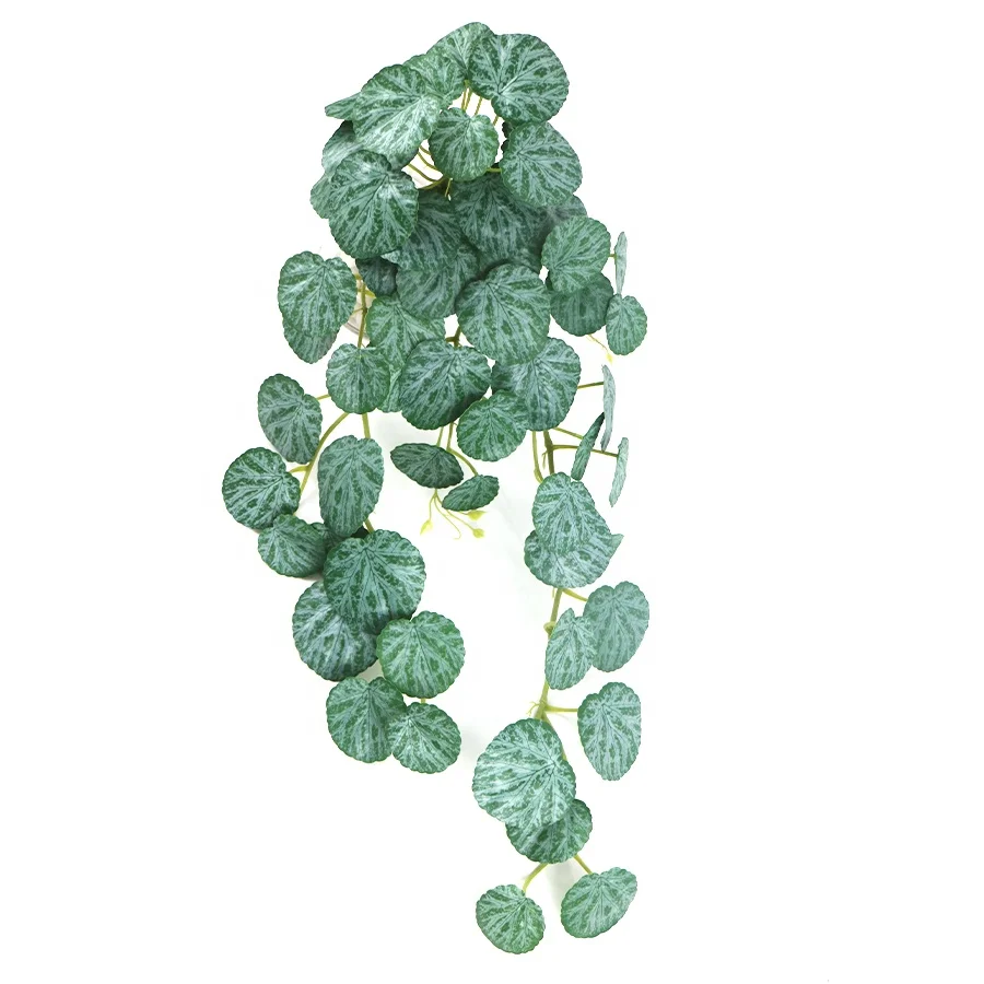 Real touch 85cm long 58lvs begonia spray hanging plant