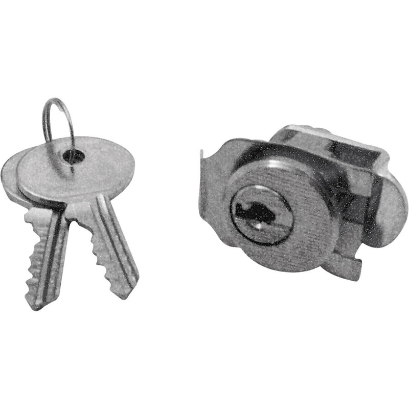 Prime-Line Nickel Steel Clockwise Mailbox Lock