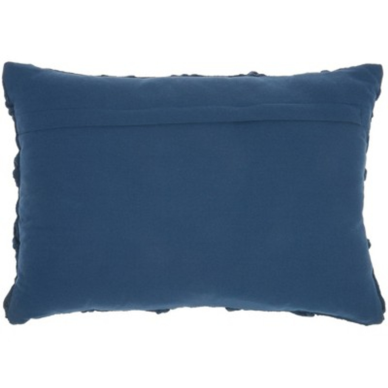 14x20 Oversize Pin Tuck Lumbar Throw Pillow Navy - Kathy Ireland Home